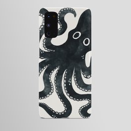 Minoan Octopus - Black Ink Android Case