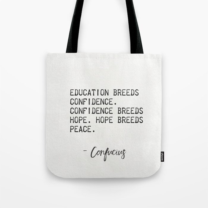 Education - Confucius Tote Bag