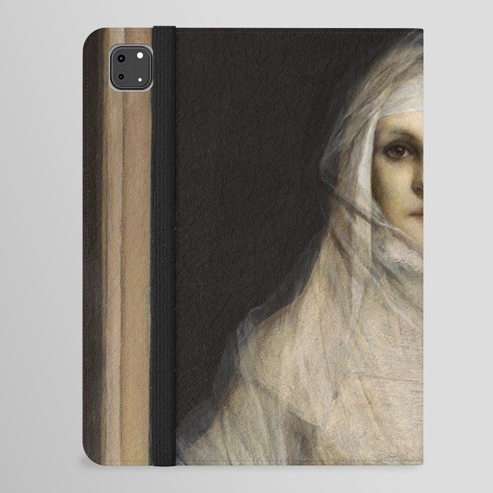 The White Woman - Gabriel von Max  iPad Folio Case