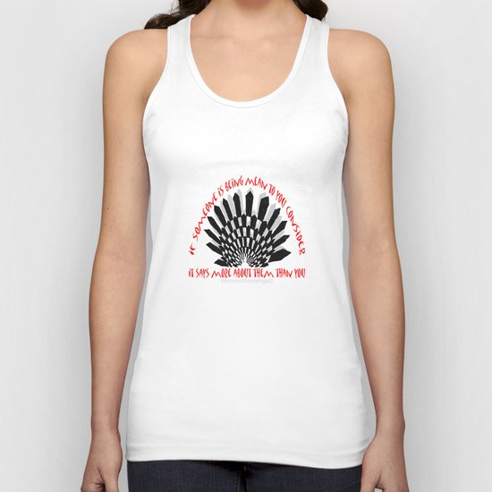 Prevent Bullying- A VermontGreetings Illustration Unisex Tank Top