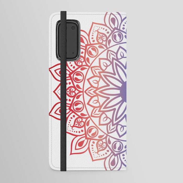 Serenity Unleashed: Mandala Art Sublimation Yoga for Mindful Tranquility Android Wallet Case