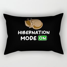 Hibernation Mode On With Chipmunks Rectangular Pillow