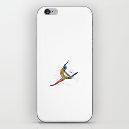 Contemporary male dance in watercolor iPhone Skin