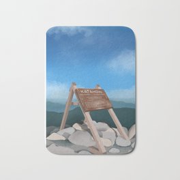 Katahdin Summit Appalachian Trail Northern Terminus Bath Mat