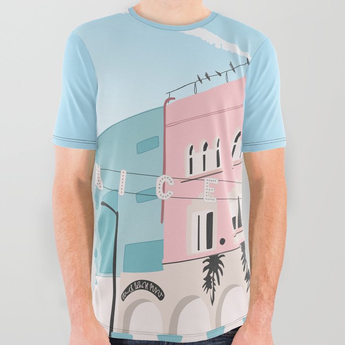 Venice All Over Graphic Tee
