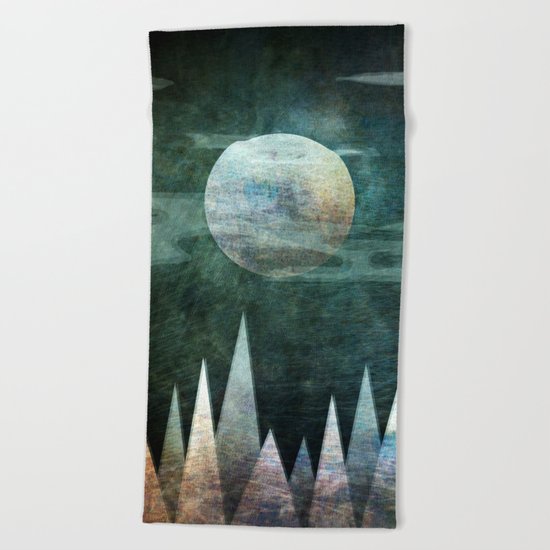 Mystery Moon Beach Towel