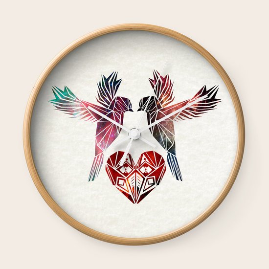 love birds Wall Clock
