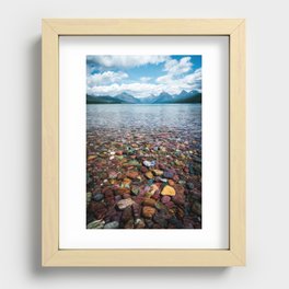Colorful Pebbles Recessed Framed Print