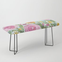 Floral Summer Soiree Bench