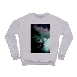 Young Stars In Galactic Dust Cloud purple teal Crewneck Sweatshirt