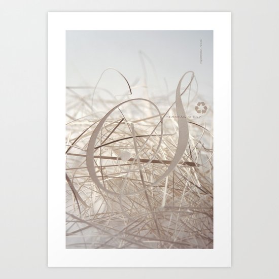 Sensual Scrap Art Print