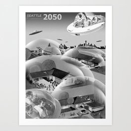 Seattle 2050 Art Print
