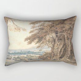 Windsor (1798) by J.M.W. Turner Rectangular Pillow