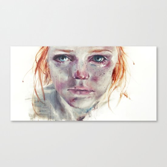 my eyes refuse to accept passive tears Canvas Print