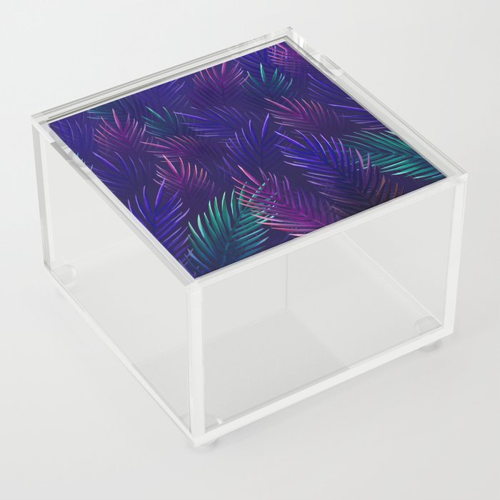 Tropical leaves Acrylic Box