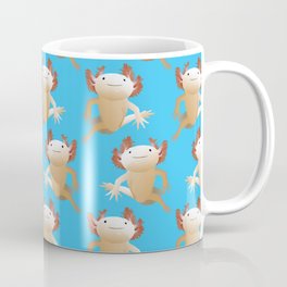 The Leucistic Axolotl Coffee Mug