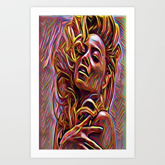 B look Art Print