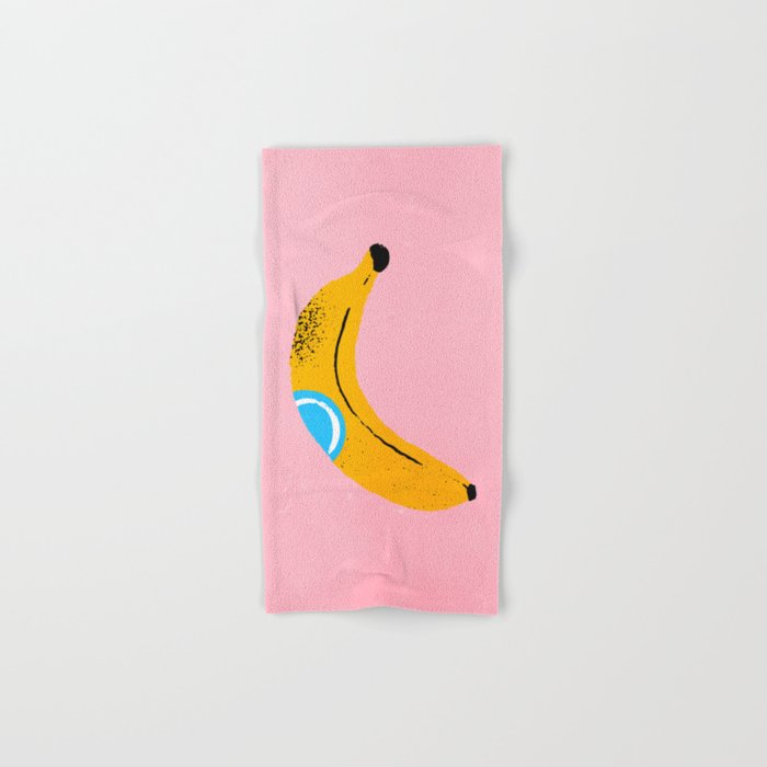 Banana Pop Art Hand & Bath Towel