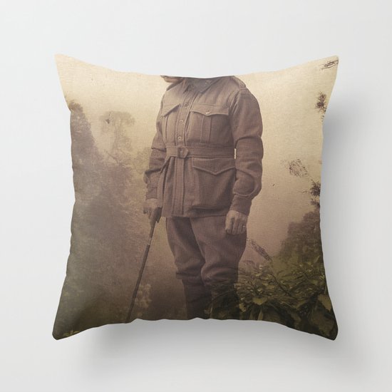 Jungle Jaguar Throw Pillow