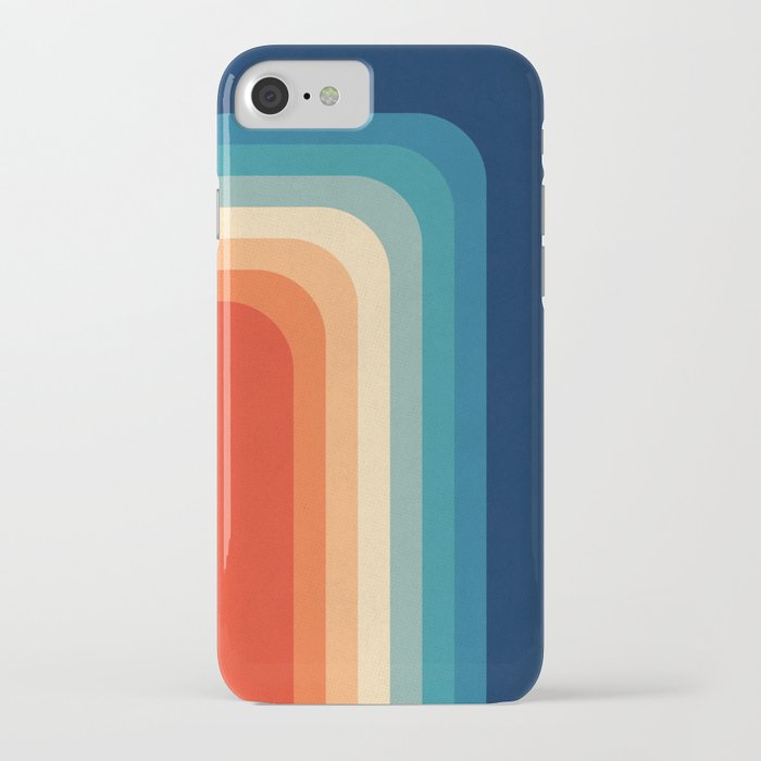 retro 70s color palette iii iphone case
