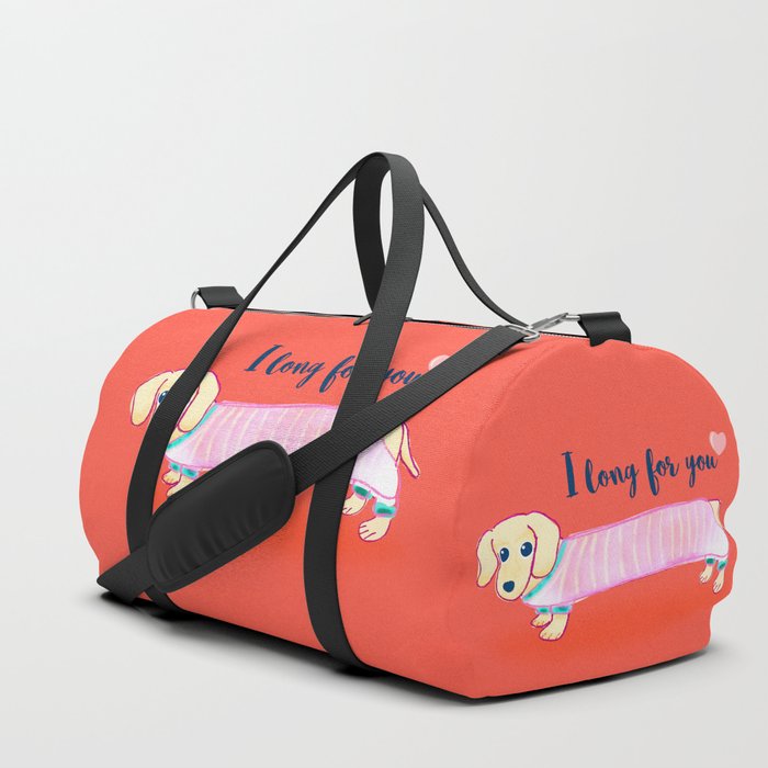 Valentine S Day Dachshund Dog Duffle Bag By Hyplum Society6 Valentine S Day Dachshund Dog Duffle Bag