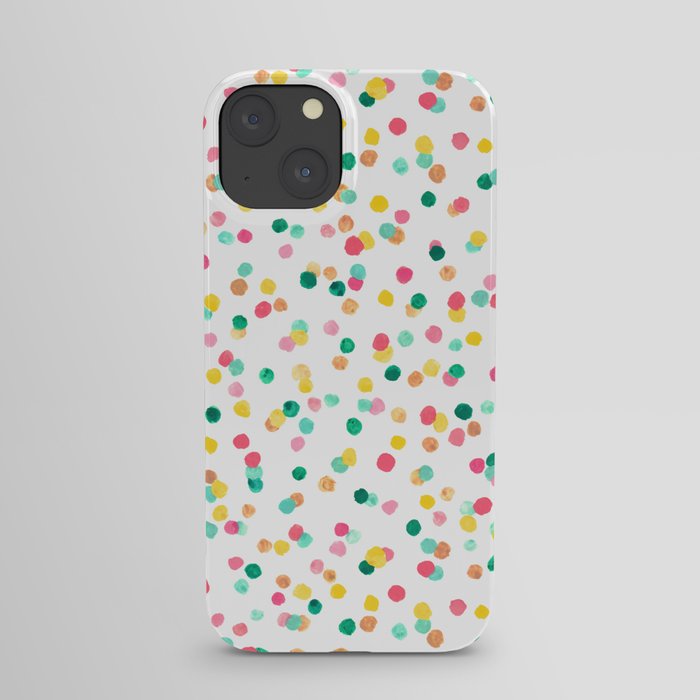 Polka Dot Confetti iPhone Case