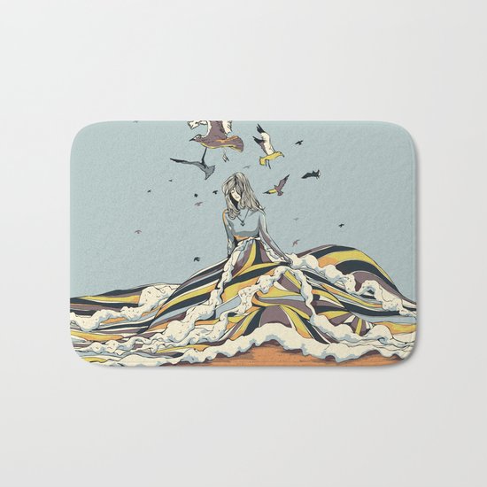 WALK ON THE OCEAN Bath Mat