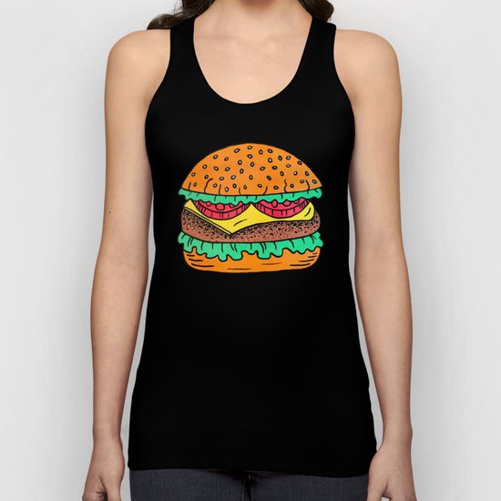 Burger Unisex Tank Top