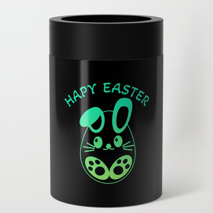 Happy Easter Cute Bunny Can Cooler