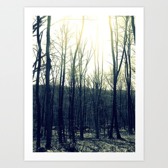 Darkly Looming Art Print