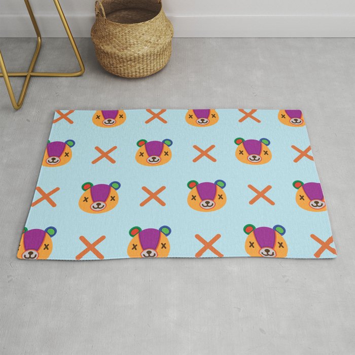 Animal Crossing New Leaf Stitches Teddy Bear Rug By Paytontaylor17 Society6