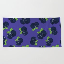 Sweet Blueberries Beach Towel