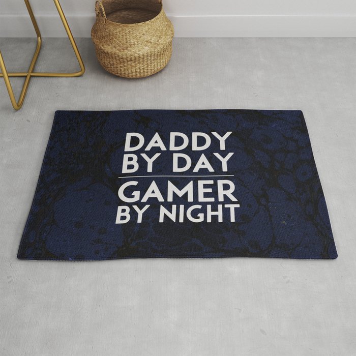 Daddy by Day / Gamer by Night V.2 Rug