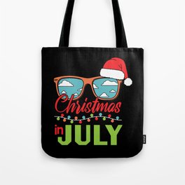 Christmas In July Sunglasses Tote Bag