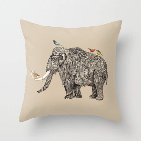 TUSK Throw Pillow