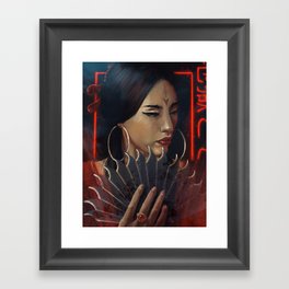 Geisha Framed Art Print