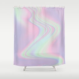 Iridescent Happy Place Shower Curtain