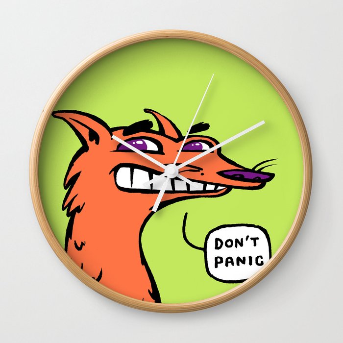 Don't panic Wall Clock