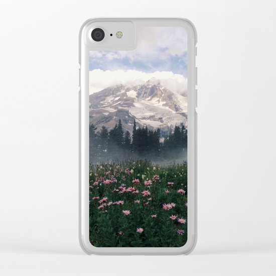 Mt Rainier Clear iPhone Case