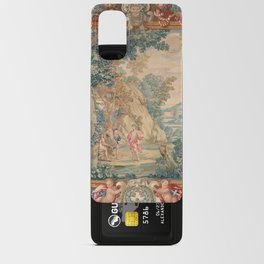 Antique 17th Century Romantic Mythological Garden Italian Tapestry Android Card Case