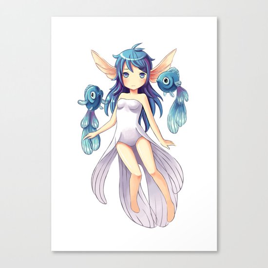 Mermaid 2 Canvas Print
