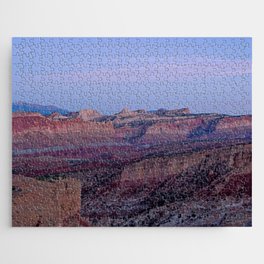 Nature's Paint - "The Reef", Sunset Point, Capitol Reef National Park, Utah, USA Jigsaw Puzzle