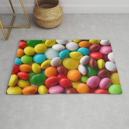 Multicolored round candies Area & Throw Rug