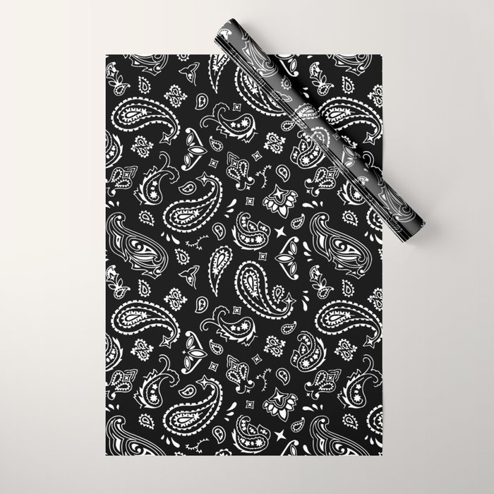 Bandana Wrapping Paper by mbjpblacklabel Society6