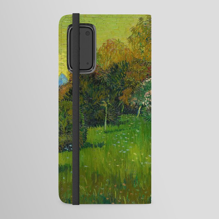 The Poet's Garden, 1888 by Vincent van Gogh Android Wallet Case