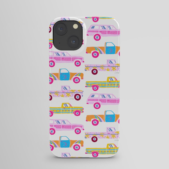 Retro Roads – Candy Palette iPhone Case