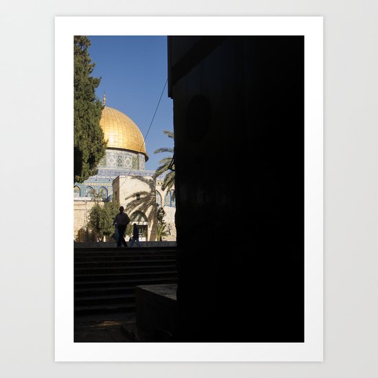 Doorway to the Dome of the Rock Art Print