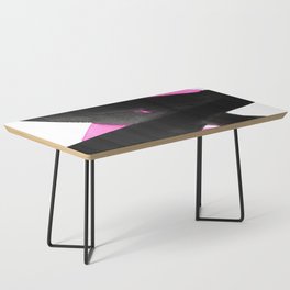 Superwatercolor Pink and Black Coffee Table