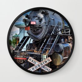 Steam Train Wall Clock