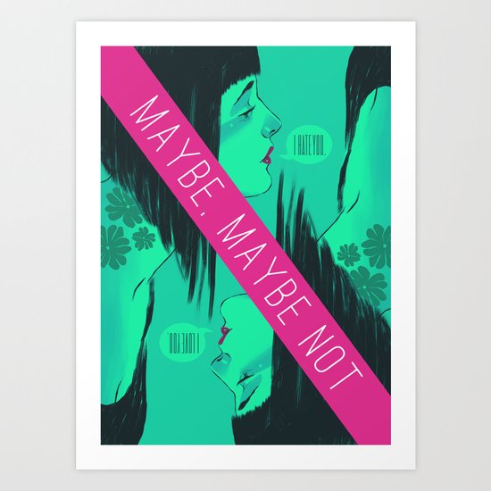 Love/Hate Art Print